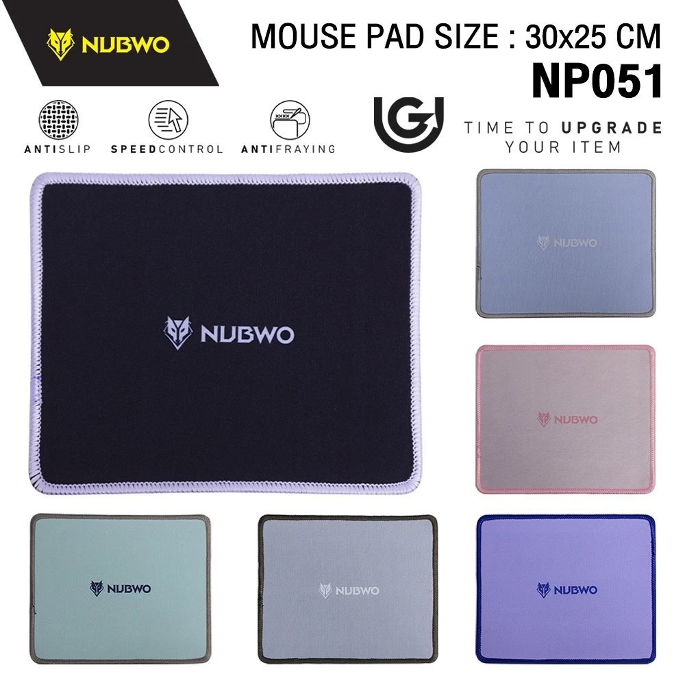 Nubwo MP051 Mouse Pad Speed ขนาด 300x250x3mm.