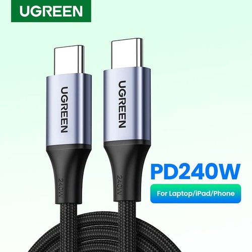 UGREEN US535,90440 USB Type C Fast Charging Cord PD3.1 240W 2.0M UGREEN US535,90440 USB Type C Fast Charging Cord PD3.1 240W 2.0M