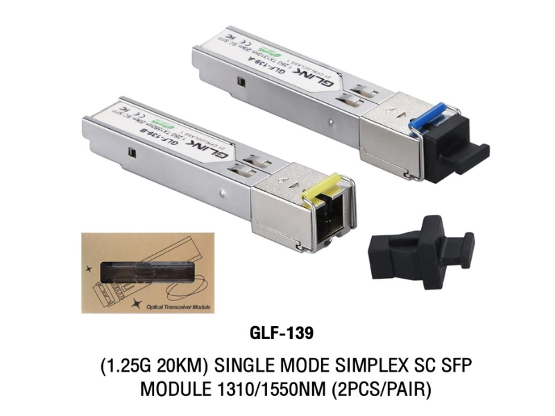 Glink GLF-139 Single mode Simplex sc sp Module 1310/1550nm 20KM