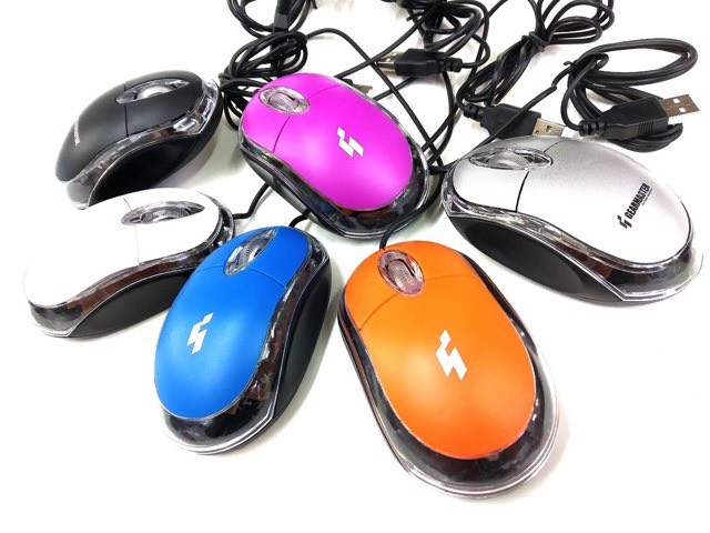 GEARMASTER USB OPTICAL MOUSE 1200dpi คละสี รุ่น GM-1001