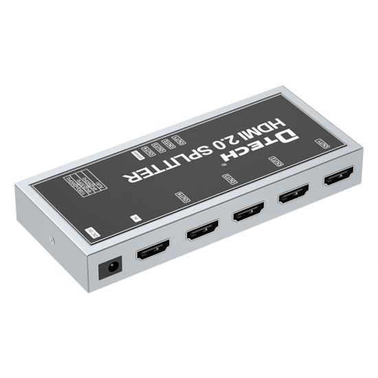 DTECH รุ่น DT-7214 ตัวแยก HDMI 1x4 HD 3840*2160p@60hz HDR DEID 2.0 4K HDMI