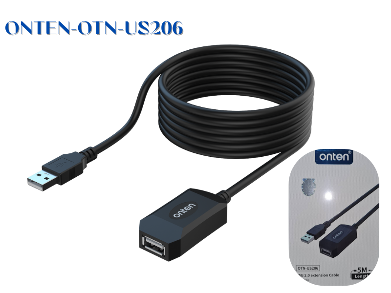 ONTEN USB2.0 Extension Cable Ultra high speed 480Mbps 10.0M มีชิปขยายในตัว
