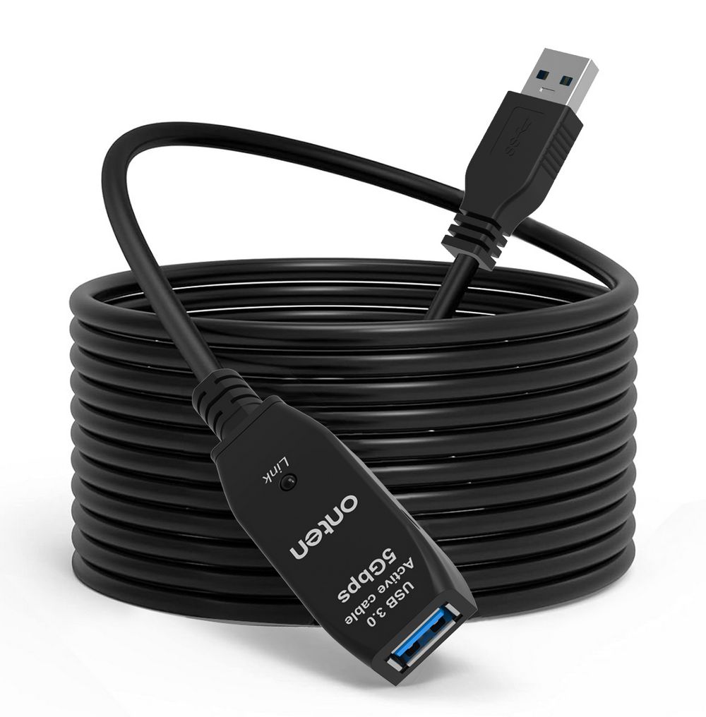 ONTEN USB2.0 Extension Cable Ultra high speed 480Mbps 10.0M มีชิปขยายในตัว