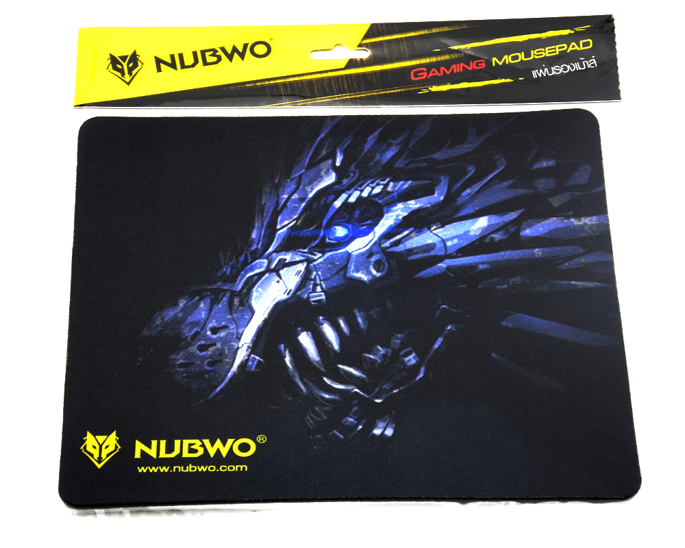 แผ่นรองเม้าส์ Nubwo ขนาด 295×250 mm. หนา3mm.