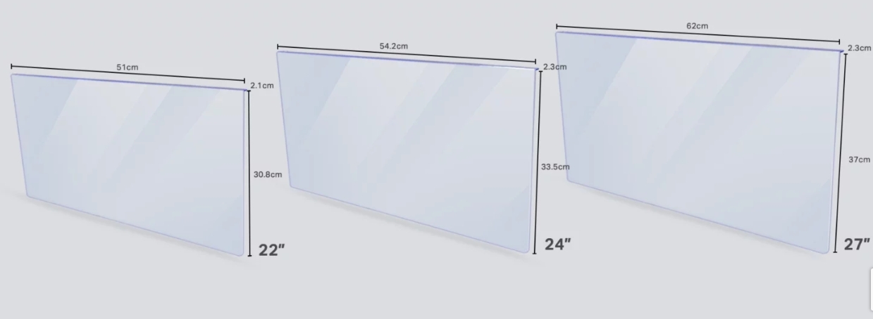 NUBWO  แผ่นกรองแสงจอคอม ขนาด 27นิ้ว