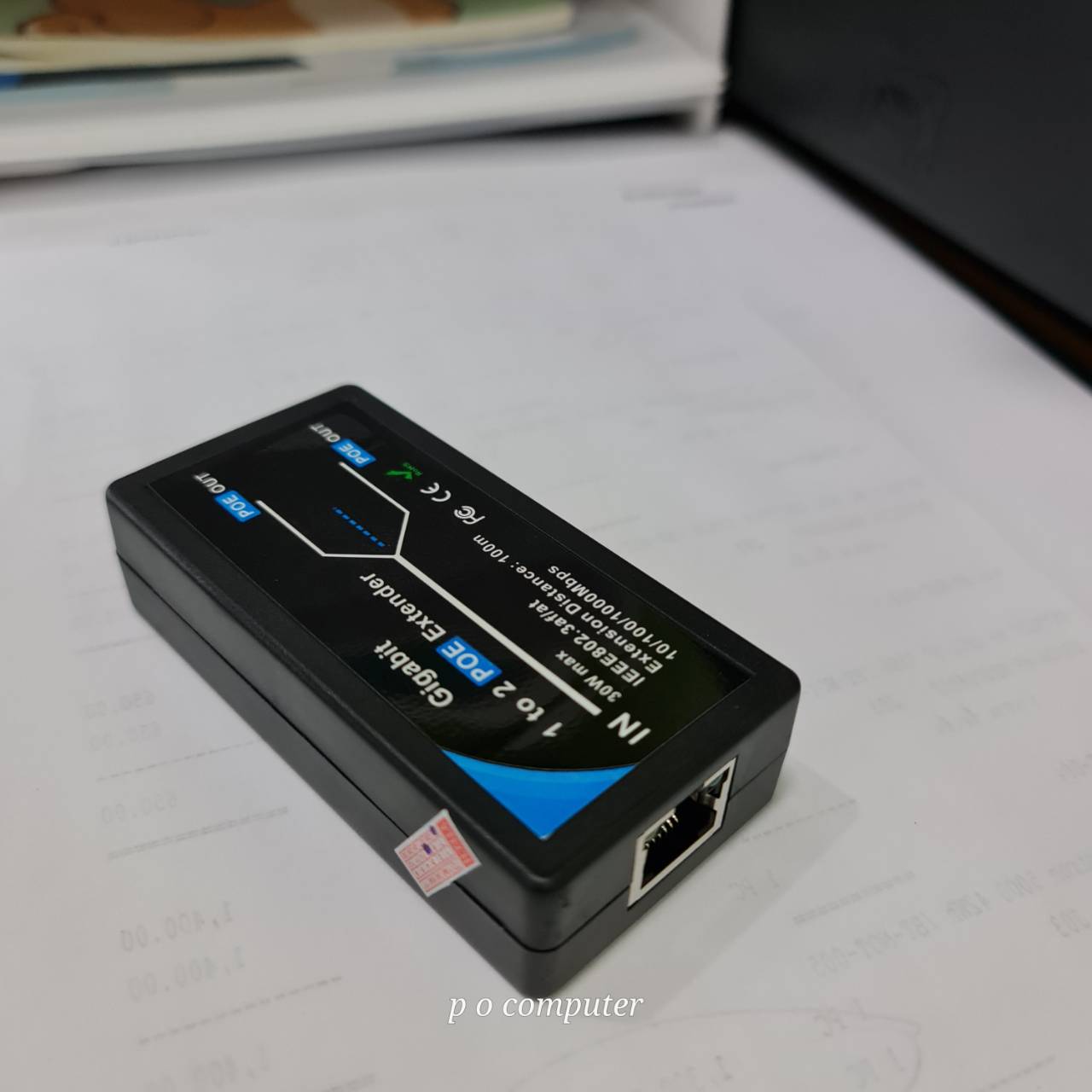 LA-0037 Gigabit POE Extender 1 to 2 30W Max ระยะ 100้มตร LA-0037 Gigabit POE Extender 1 to 2 30W Max ระยะ 100้มตร