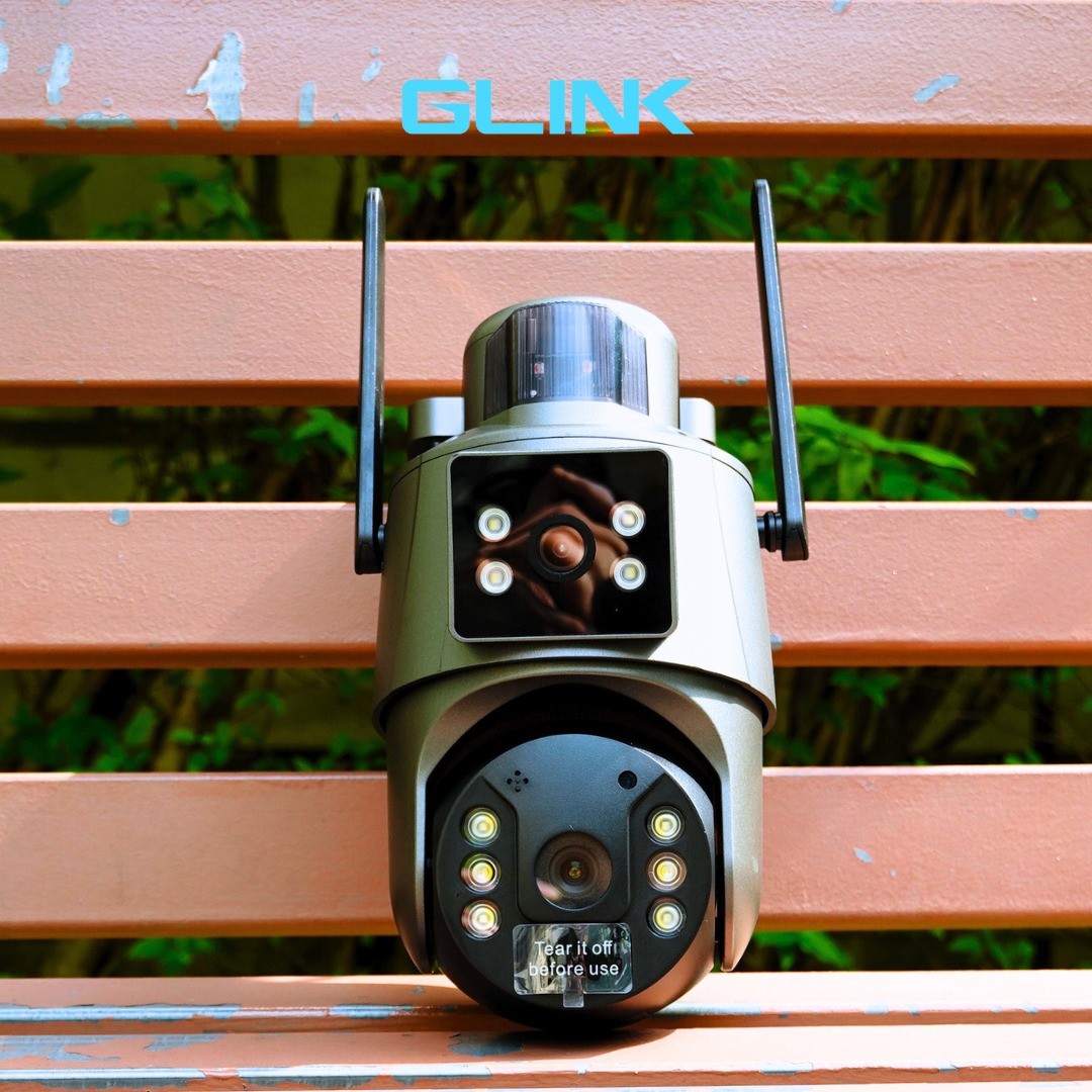 GLINK RBX-SL100 กล้องวงจรปิดโซล่าเซลล์ 4G ไร้สาย PTZ หมุนรอบ 360° Full HD