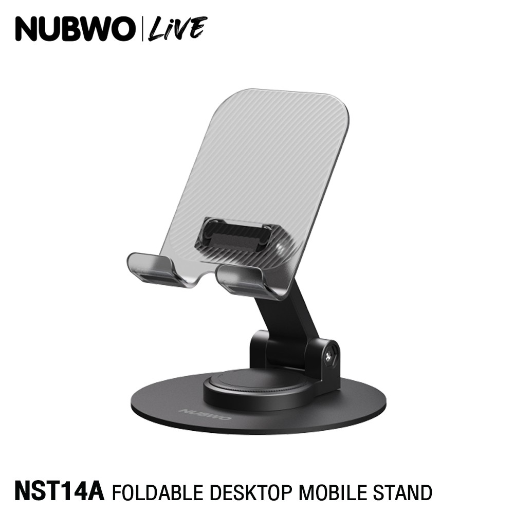 NUBWO ขารองมือถือ ขาตั้งมือถือ ปรับหมุดได้ 360องศา รุ่น NST14C
