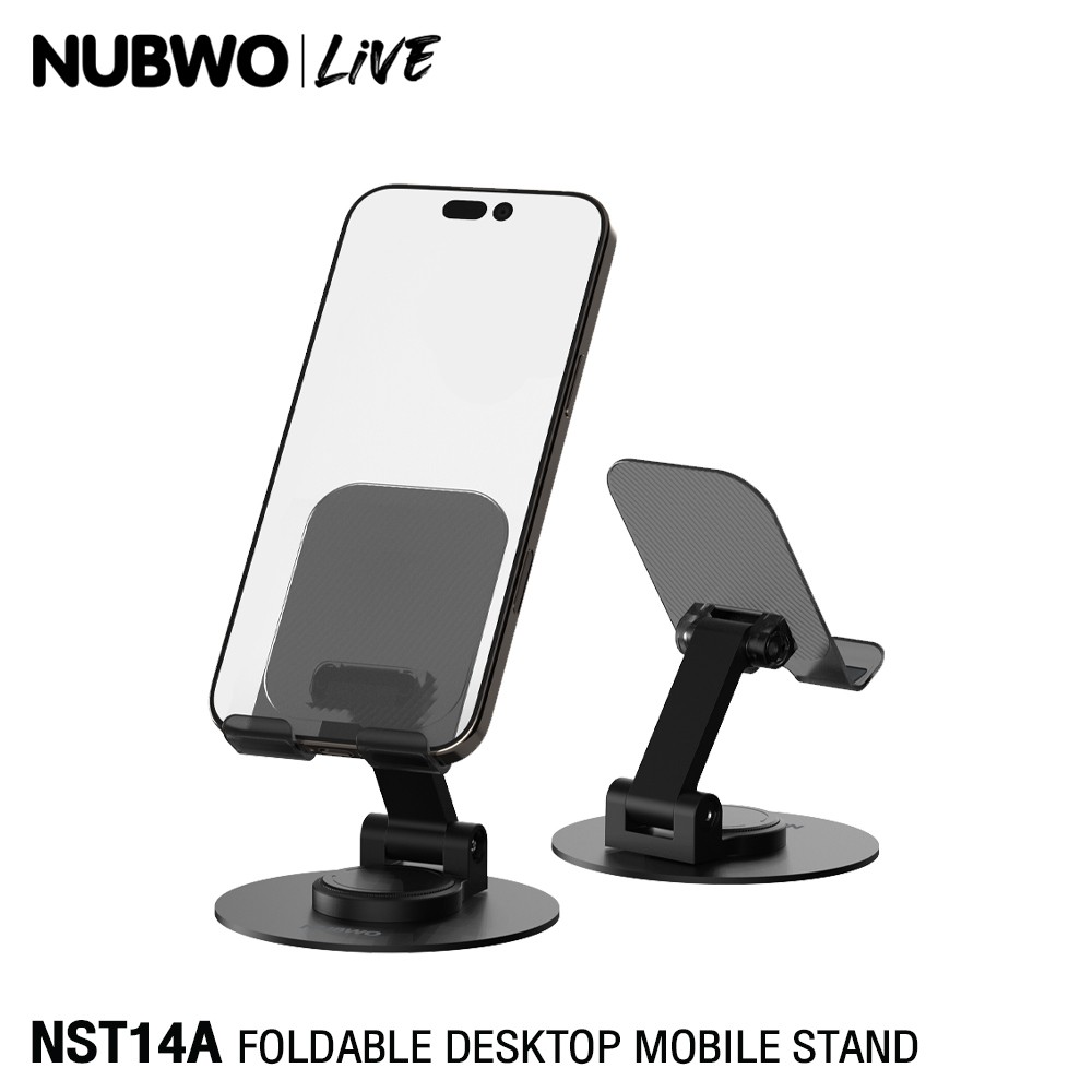 NUBWO ขารองมือถือ ขาตั้งมือถือ ปรับหมุดได้ 360องศา รุ่น NST14C