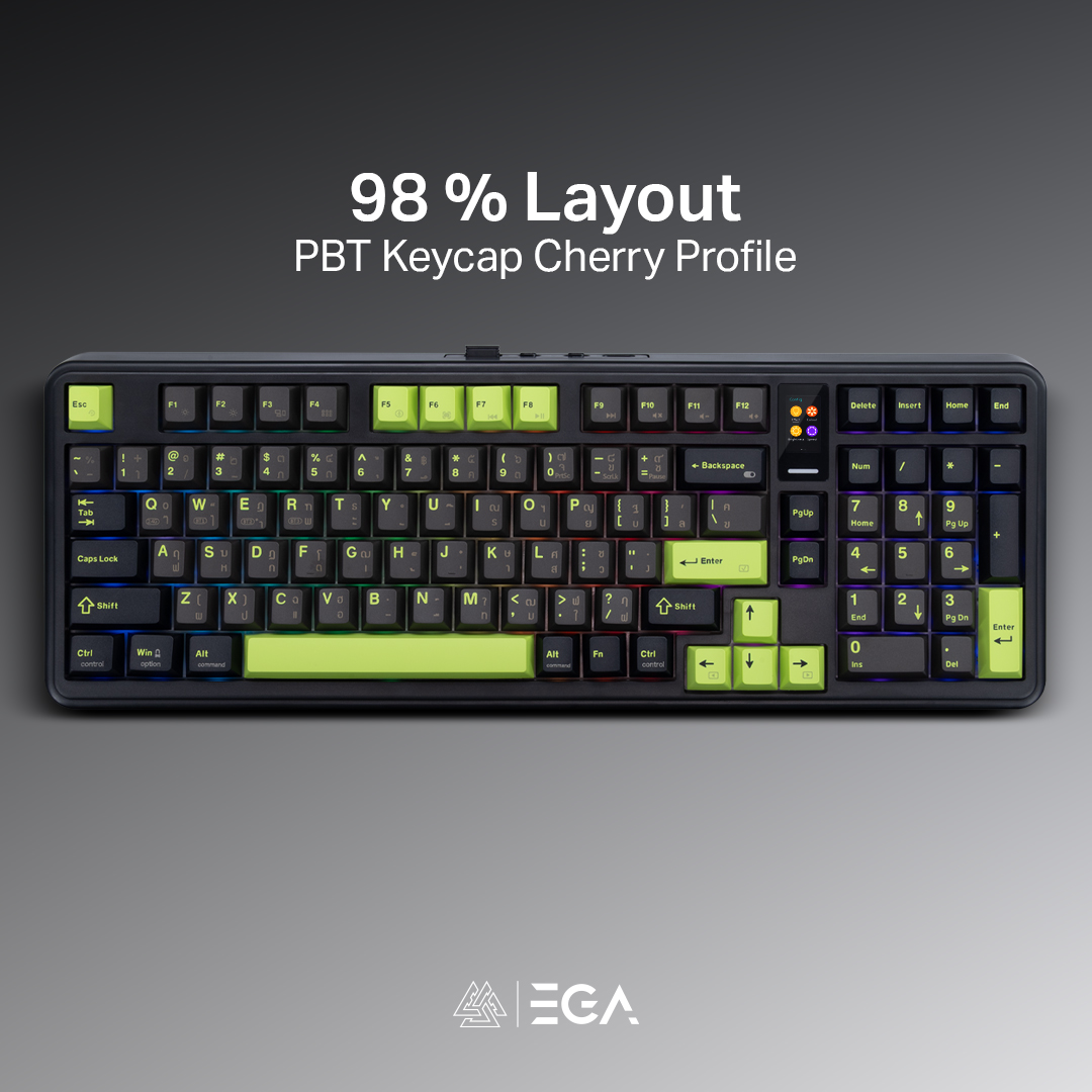 EGA Type CMK11 Custom Mechanical Keyboard 98%
