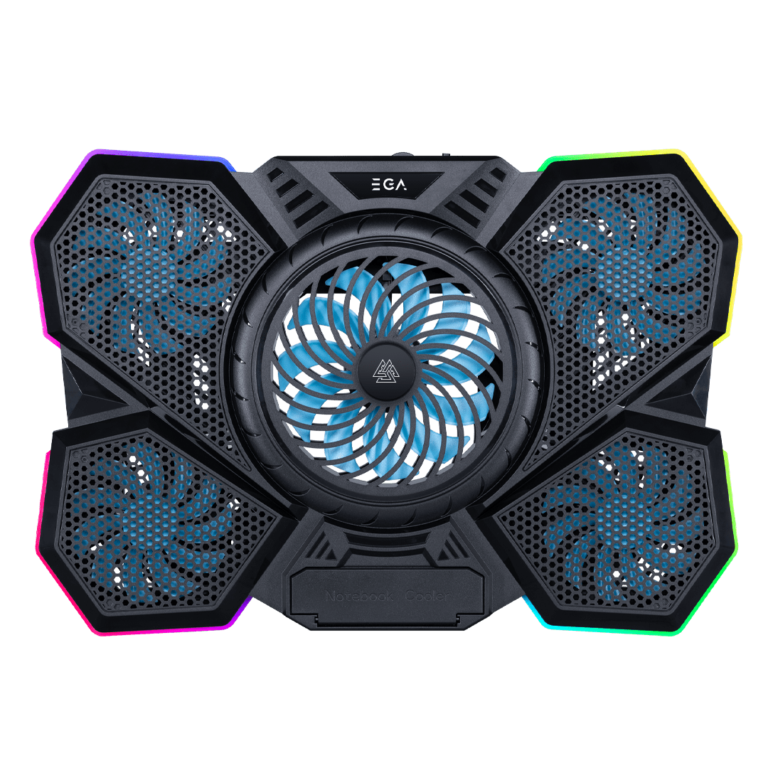 พัดลมรองระบายความร้อนโน๊ตบุ๊ค ขนาด 9-17นิ้ว ยี่ห้อEVG รุ่น TYPE CP4