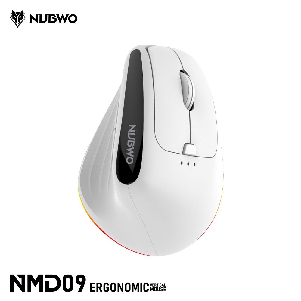 NUBWO เมาส์ไร้สายเพื่อสุขภาพ เชื่อมต่อได้ 2แบบ Wireless และ Bluetooth