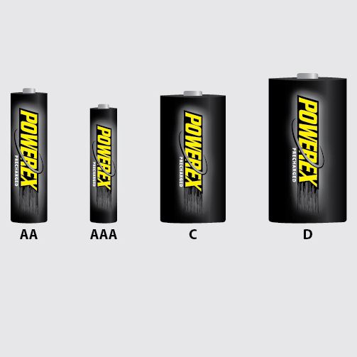 แท่นชาร์จถ่านแบบ 8ก้อน ขนาดถ่าน AAA,AA,C และD ยี่ห้อ Powerex รุ่น MH-C808M