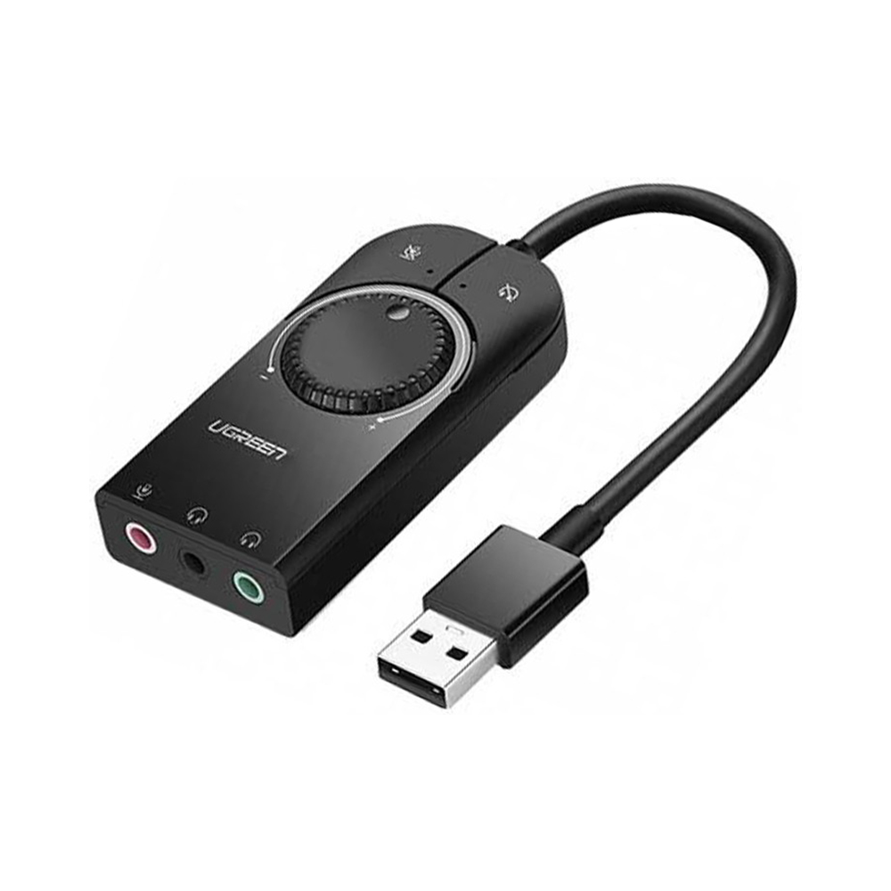 UGREEN SoundCard USB Audio Interface External3.5 mm Mic