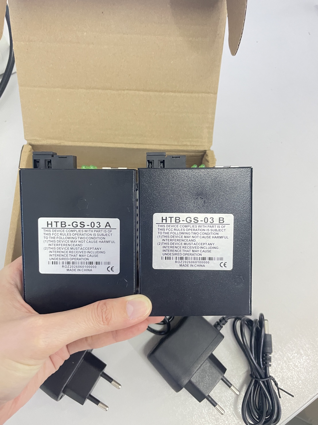 NETLINK MEDIA CONVERTER 1 SC 1 LAN 10/100/1000 (20 KM) มีเดียคอนเวอร์เตอร์ Fiber to Lan