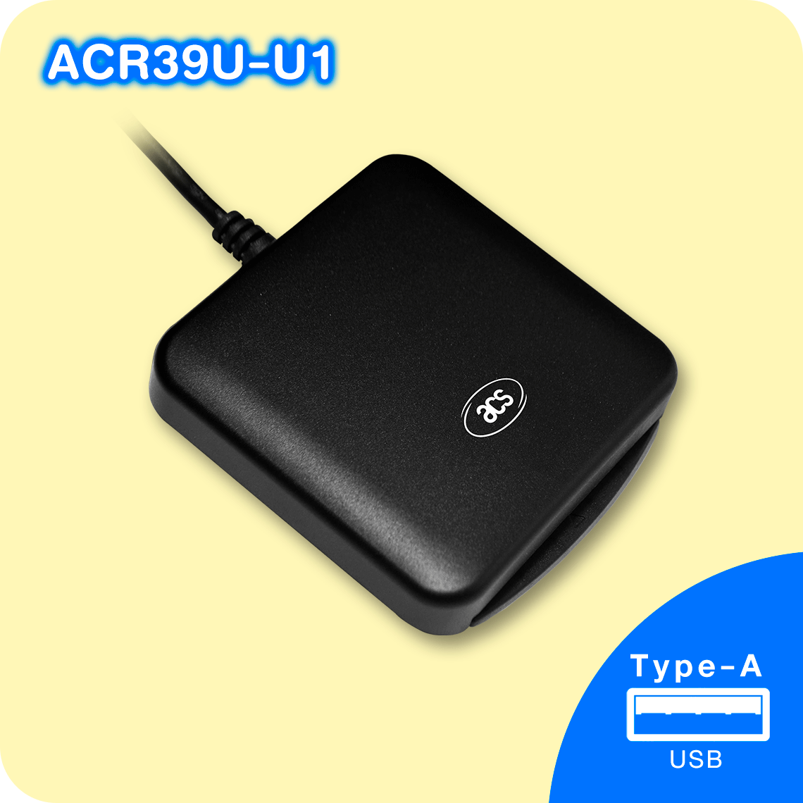 เครื่องอ่านบัตรประชาชน Smart Card USB Type-A รุ่น ACR39U-U1