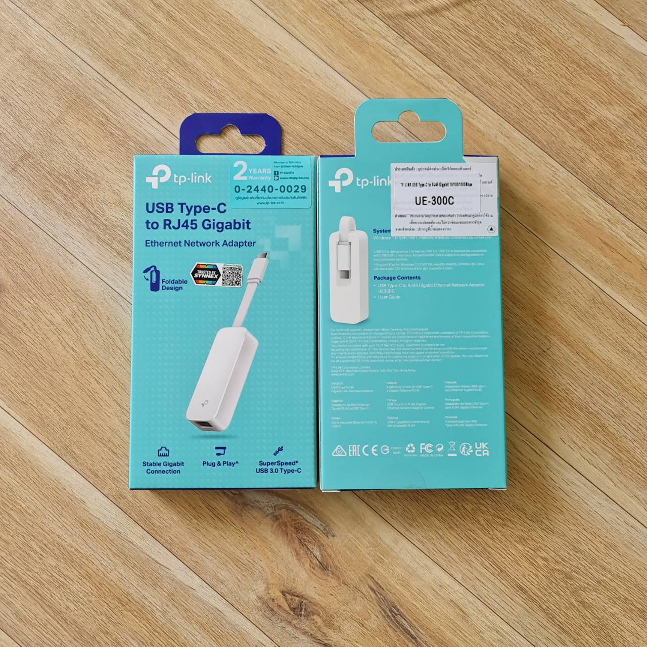 อะแดปเตอร์ USB Type-C to LAN สำหรับเชื่อมต่ออินเทอร์เน็ตความเร็วสูง