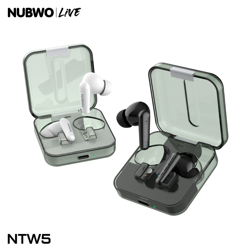 NUBWO หูฟังมือถือแบบไร้สาย เสียงดี กันระอองน้ำได้ มีให้เลือก 2สี