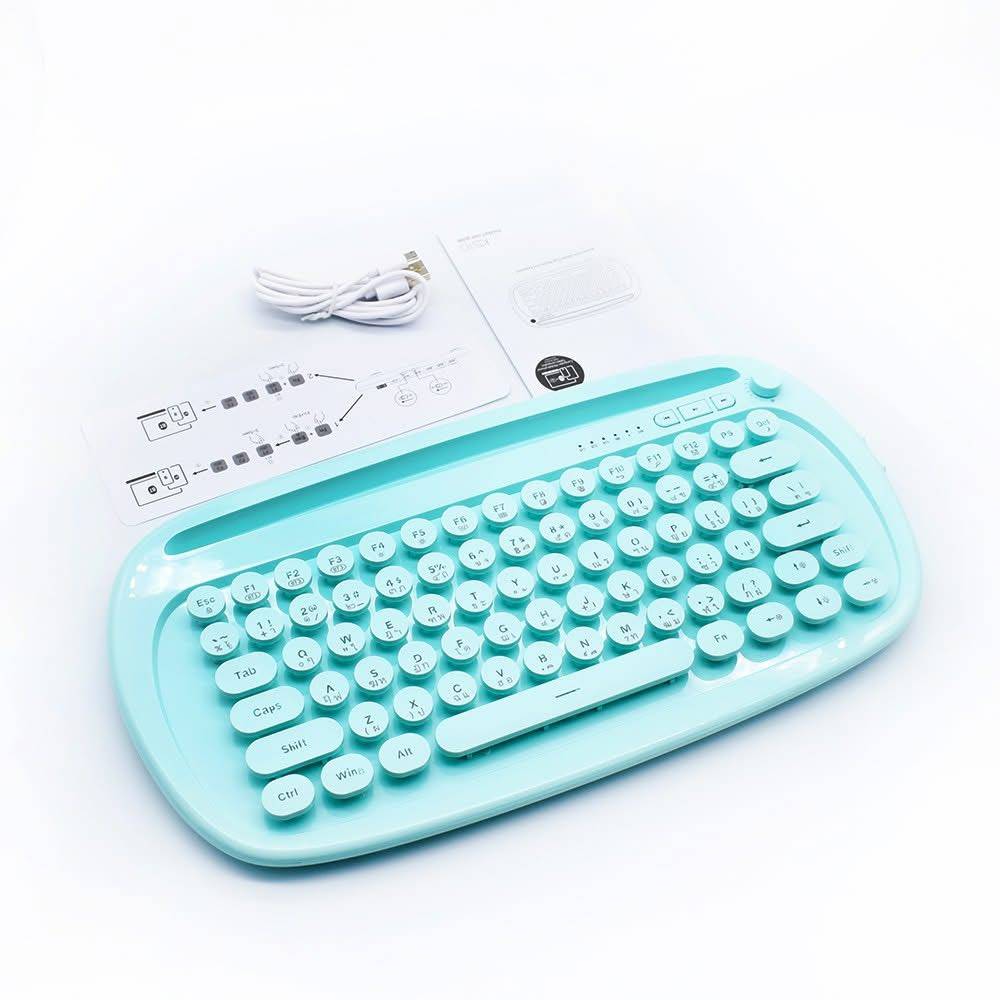 OKER Bluetooth 4.0 Keyboard 80Keys พร้อมสาย Micro USB มีให้เลือก 4สี