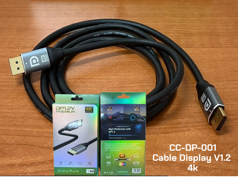 CABLE DISPLAY PORT V1.2 M/M 4K สายยาว 1.8เมตร