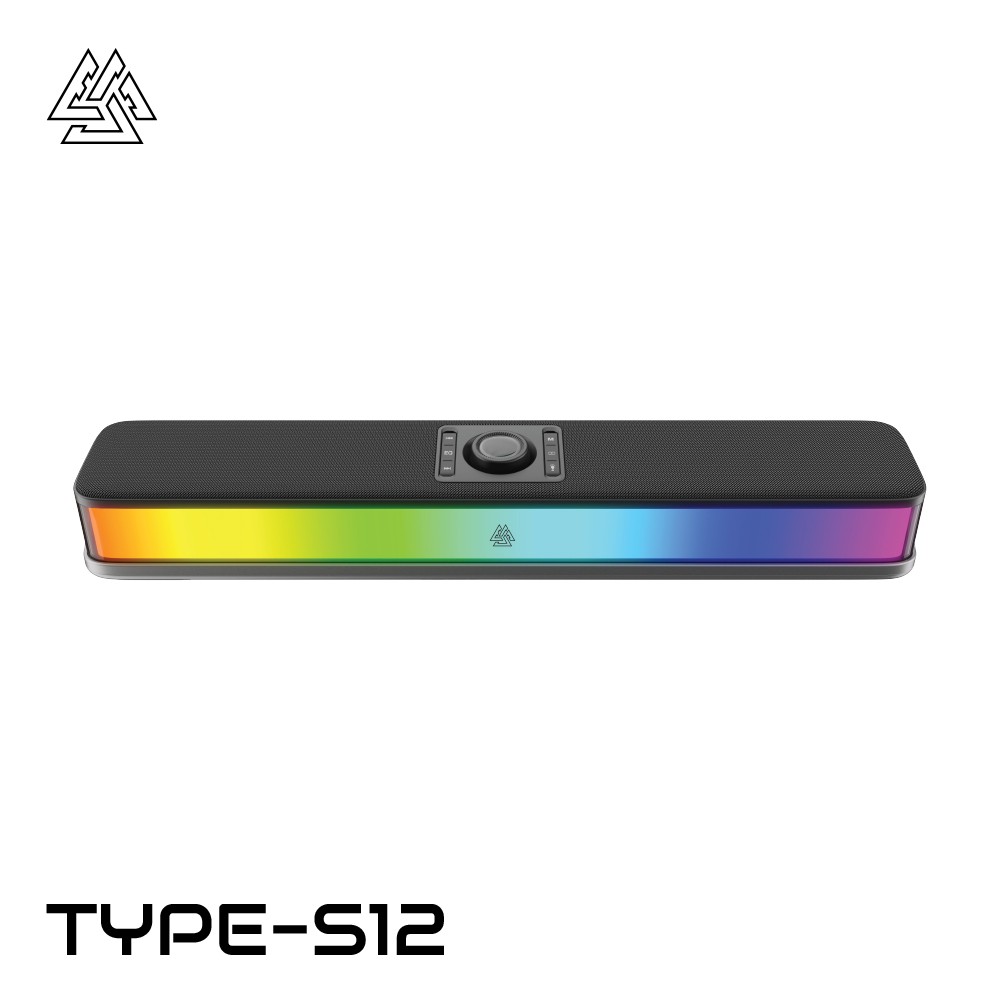EGA TYPE-S12 ซาวด์บาร์ RGB ดีไซน์ทันสมัย ไฟ 8 โหมด รองรับบลูทูธ 5.3 และ AUX