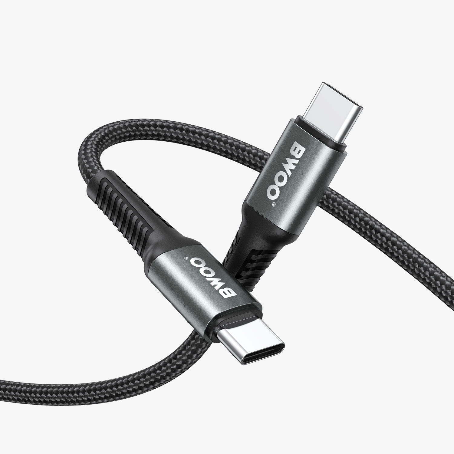 BWOO USB-C to USB-C Cable PD 60W Nylon 1.0M