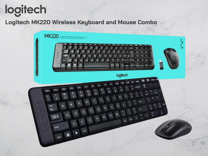 Logitech Wireless Set Keyboard+Mouse คีย์บอร์ด-เมาส์ไร้สายขนาดกะทัดรัด