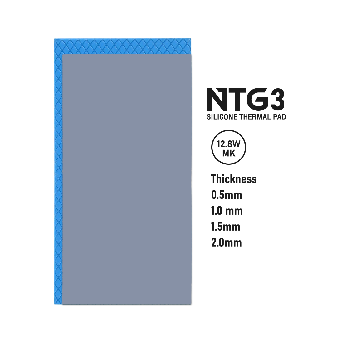ซิลิโคนแบบแผ่นระบายความร้อนอุปกรณ์อิเล็กทรอนิกส์ ความหนา 0.5-2mm.