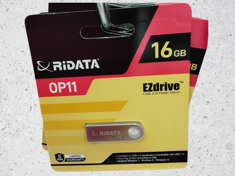 RiDATA Flash Drive 16GB รุ่น OP11 แฟลชไดรฟ์ ความจุ 16GB แบรนด์ RiDATA