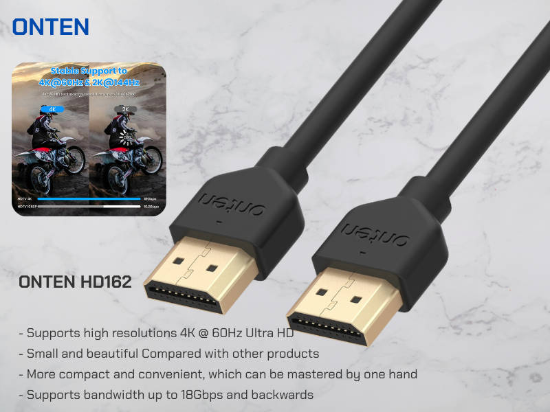 สายเชื่อมต่อ HDMI V2.0 4k60Hz สำหรับ PC TV Xiaomi Mi Box PS5