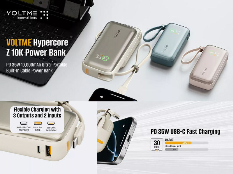VOLTME HYPERCORE Z 10K POWER BANK 10000Mah.
