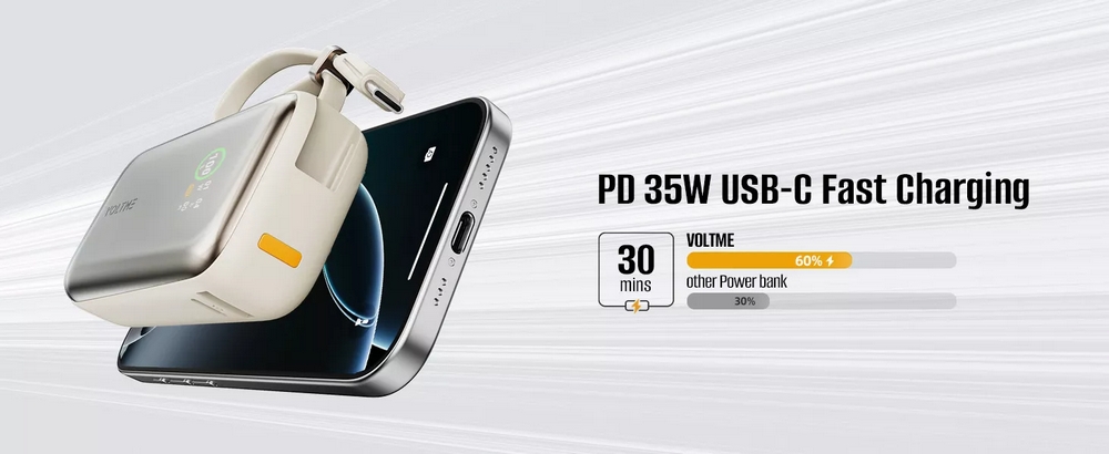 VOLTME HYPERCORE Z 10K POWER BANK 10000Mah.