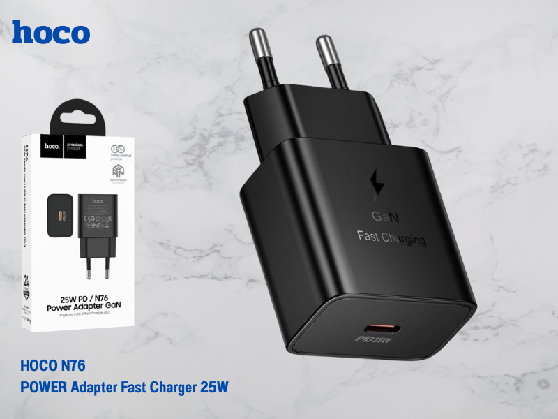 HOCO ADAPTER FAST CHARGE PD 25Watt รองรับมาตรฐานชาร์จเร็ว