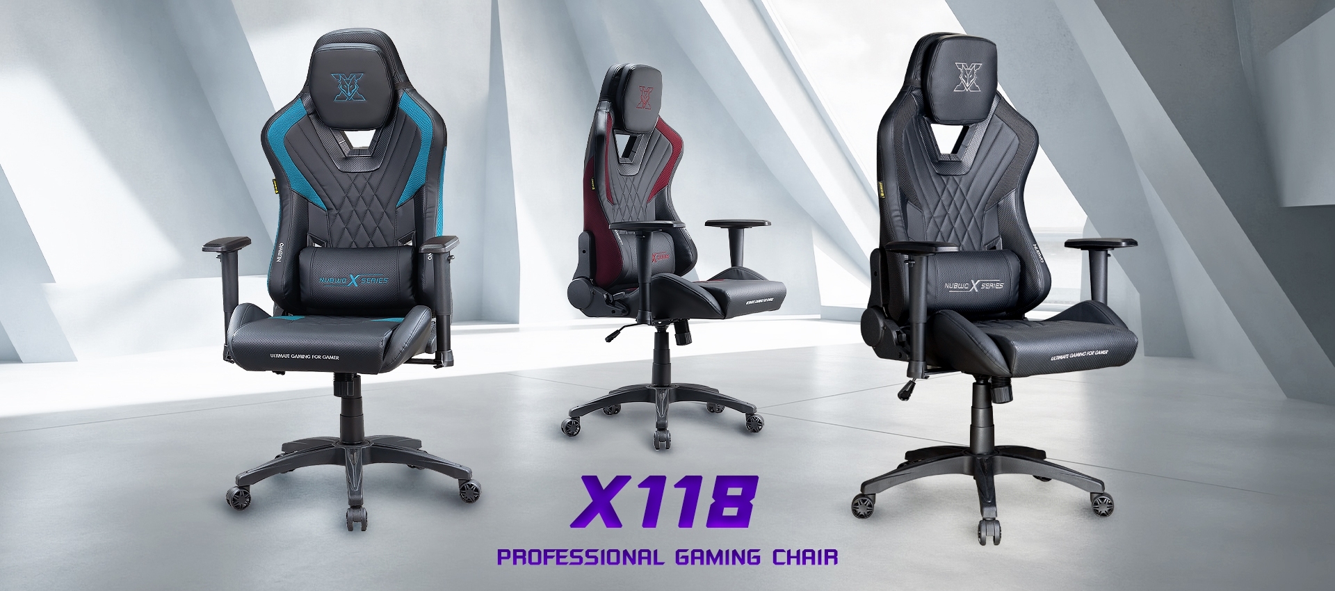 เก้าอี้เกมมิ่ง รุ่น X118 เหมาะกับการเล่นเกมส์และการทำงานเป็นเวลานาน