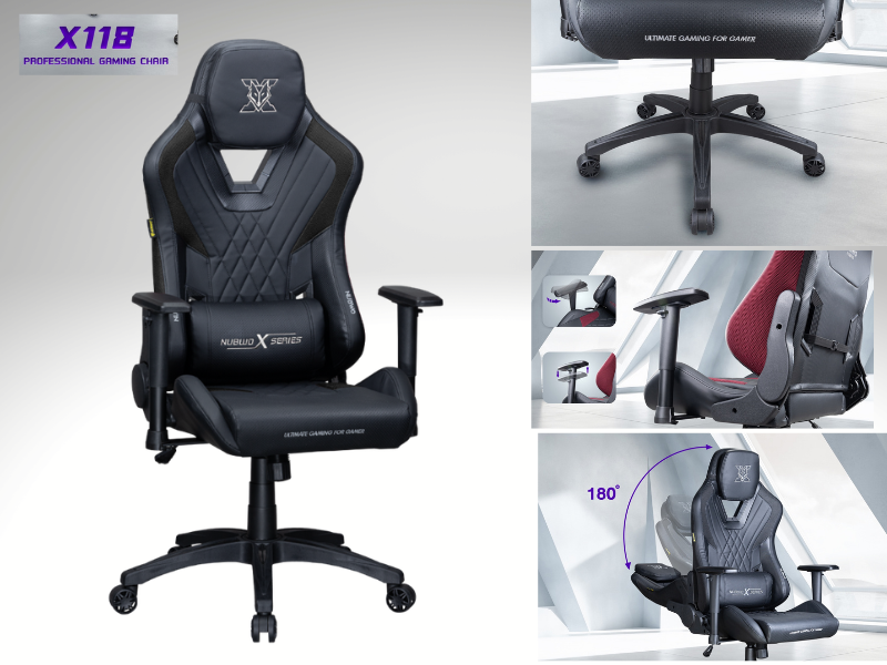 เก้าอี้เกมมิ่ง รุ่น X118 เหมาะกับการเล่นเกมส์และการทำงานเป็นเวลานาน