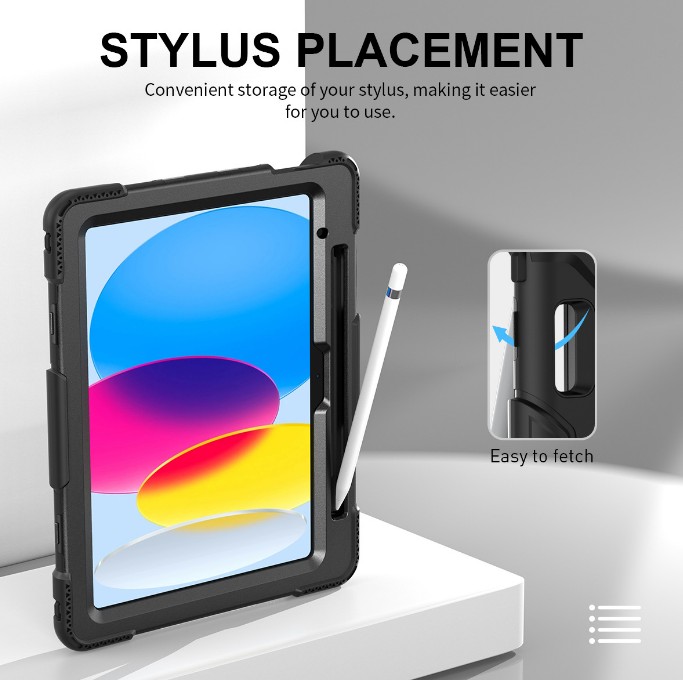 เคสกันกระแทก CASE iPad Gen10 10.9 /  A16 Gen 11พร้อมสายสะพาย