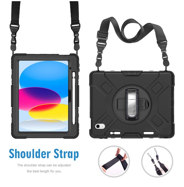 เคสกันกระแทก CASE iPad Gen10 10.9 /  A16 Gen 11พร้อมสายสะพาย