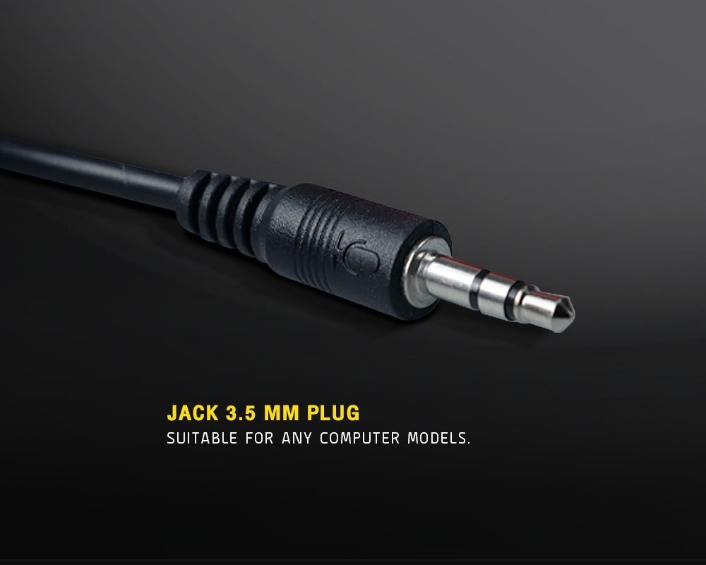ไมโครโฟน NUBWO M180 Multimedia Microphone jack 3.5mm.
