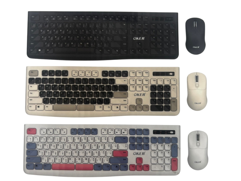 OKER Model: K-1829 Keyboard and Mouse Dual-Mode Wierless