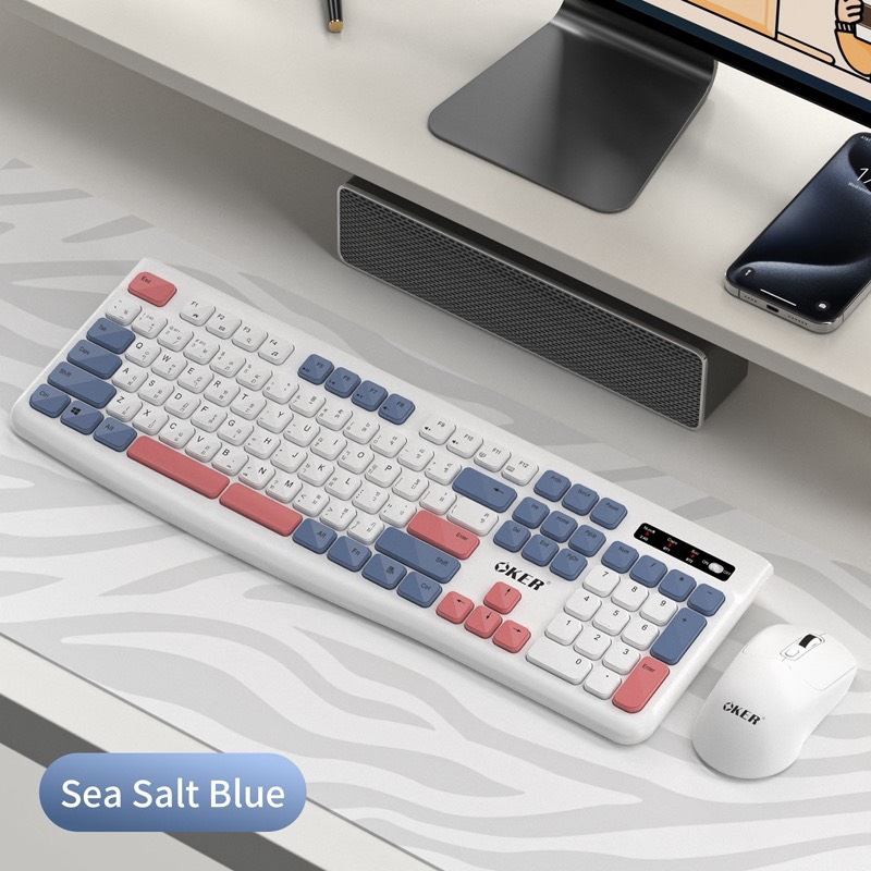 OKER Model: K-1829 Keyboard and Mouse Dual-Mode Wierless
