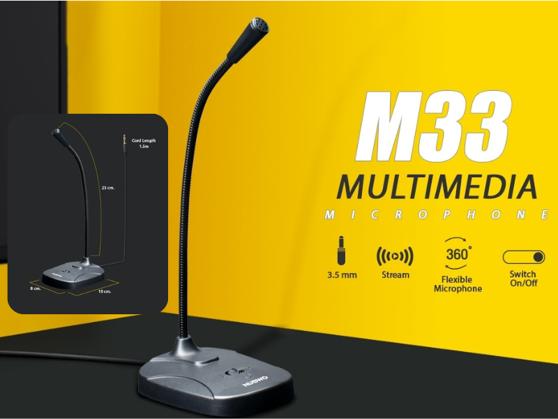NUBWO Microphone Computer หัวต่อแจ๊ค 3.5mm.รุ่น M33