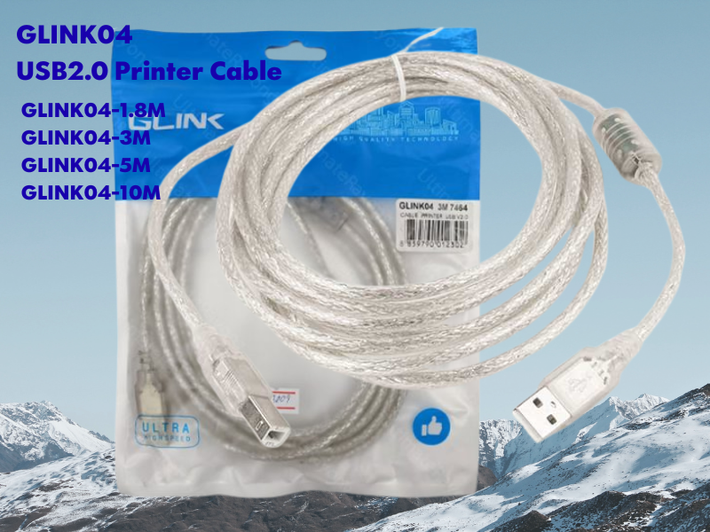 GLINK USB2.0 Printer Cable สายยาว 1.8เมตร รุ่น GLINK04