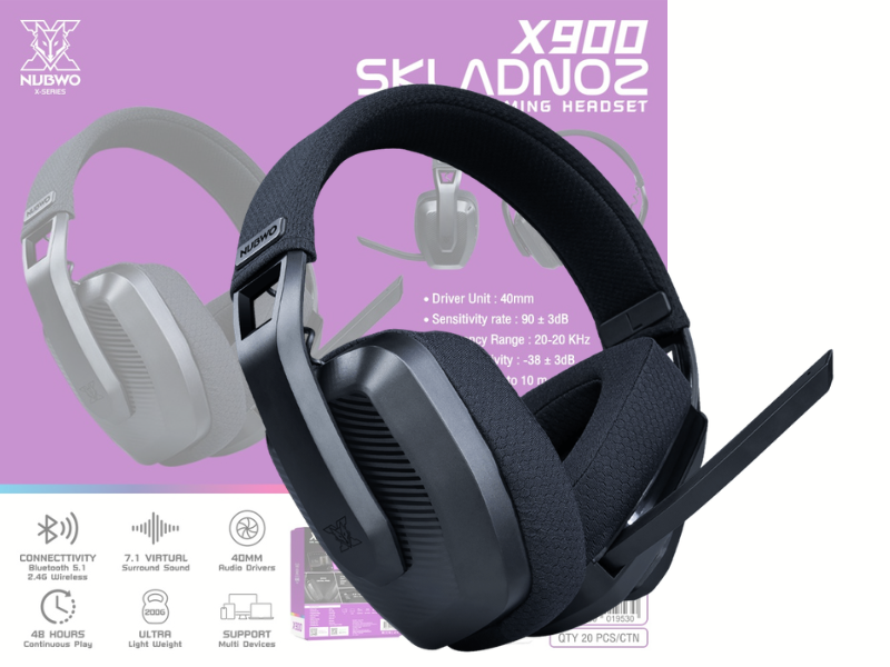 NUBWO รุ่น X900 Wireless & Bluetooth Headset Gaming